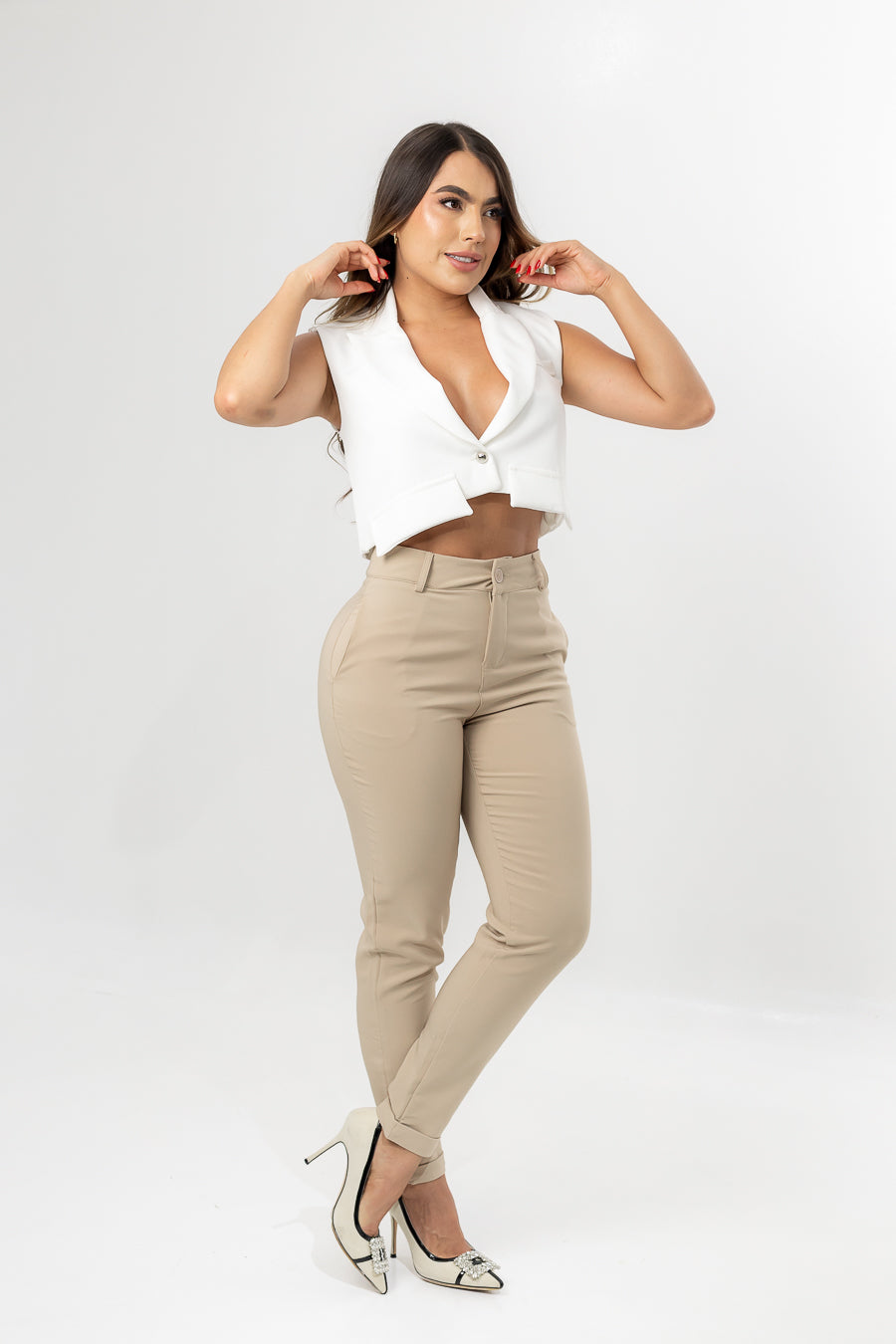 CHALECO SALMA BLANCO