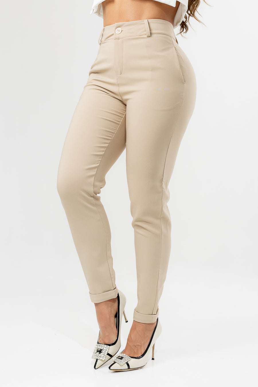 PANTALÓN CORREA ATLANTA BEIGE