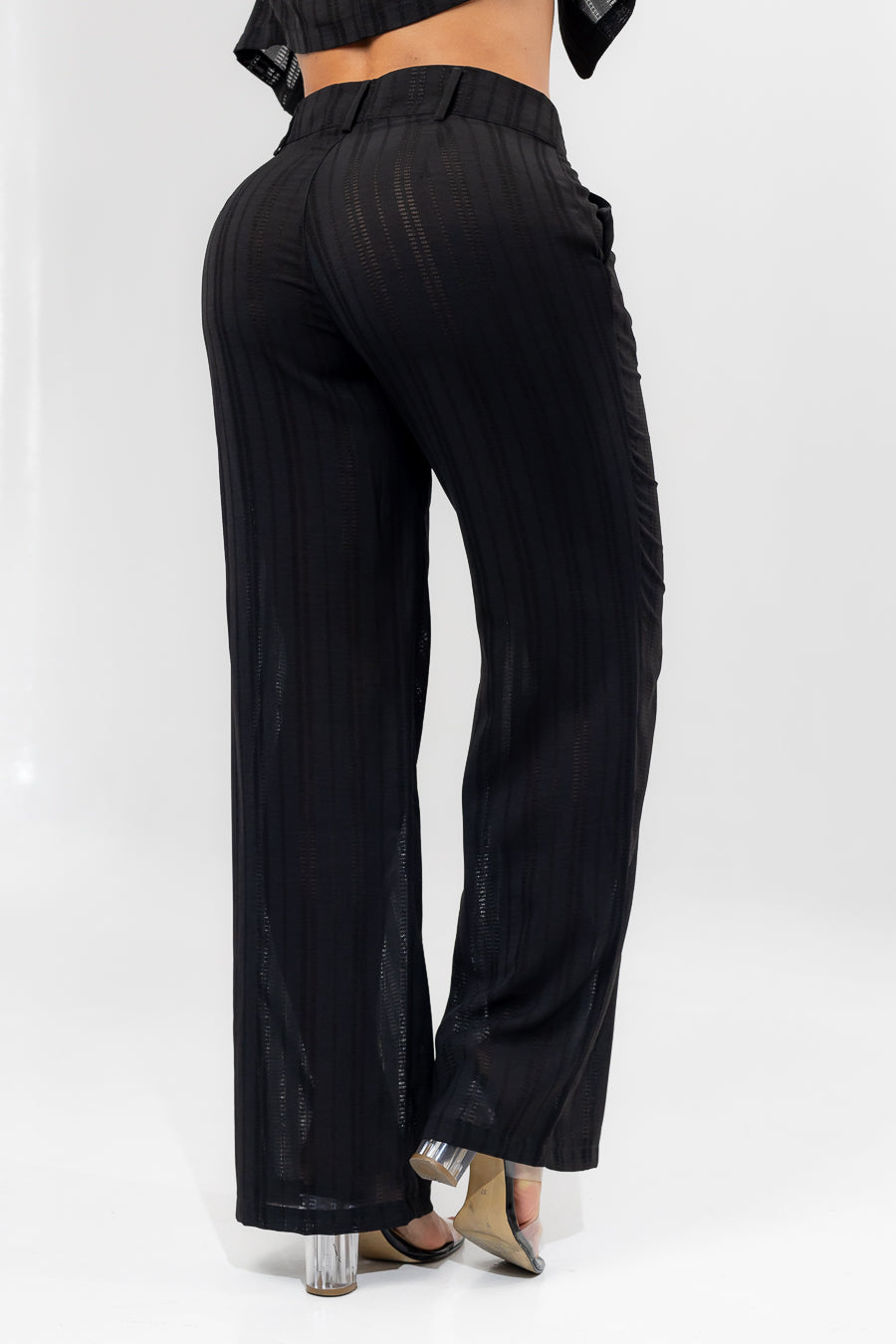 SET PANTALÓN Y BLUSA  BAKU NEGRO